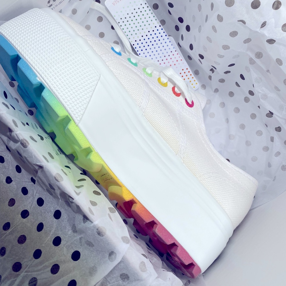 Superga Tank Multicolor Rainbow Pride Sneaker